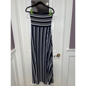 Strapless maxi dress